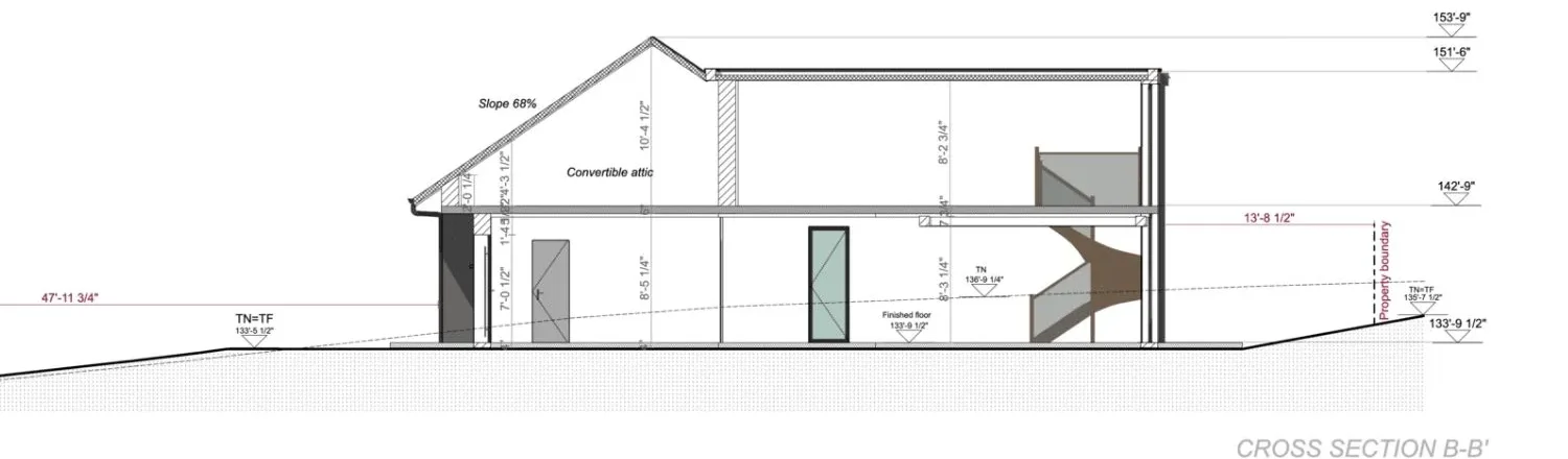 Header blog cross section drawing