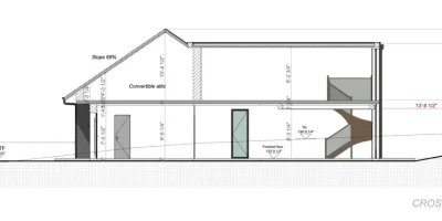 Header blog cross section drawing