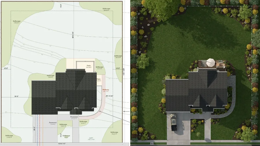 2D and 3D site plans by CEdreo