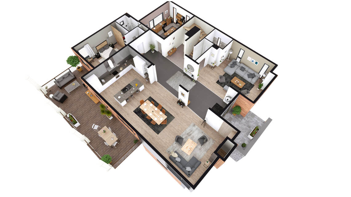 3D floor plan