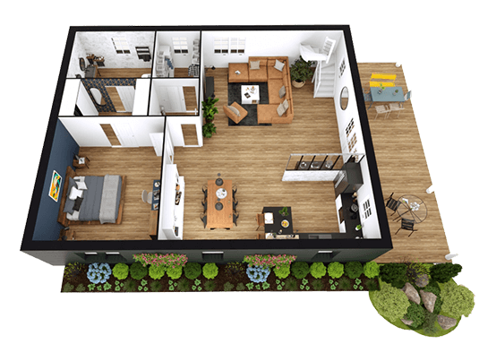 Bardominium floor plan