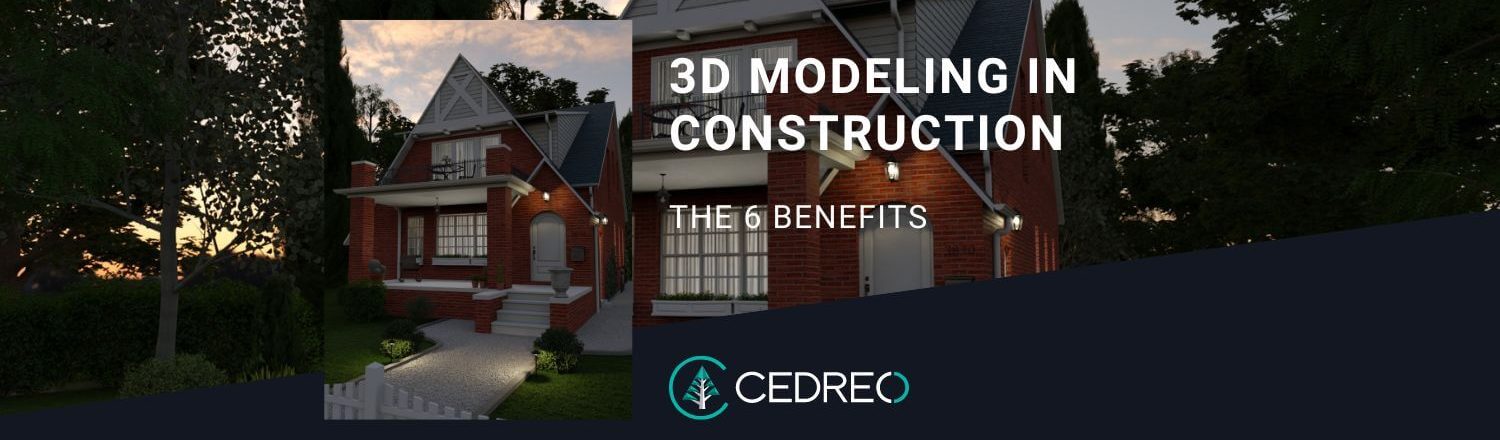 header post 3D modeling in construction