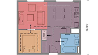 Studio Apartment Floor Plans: Examples u0026 Key Considerations | Cedreo