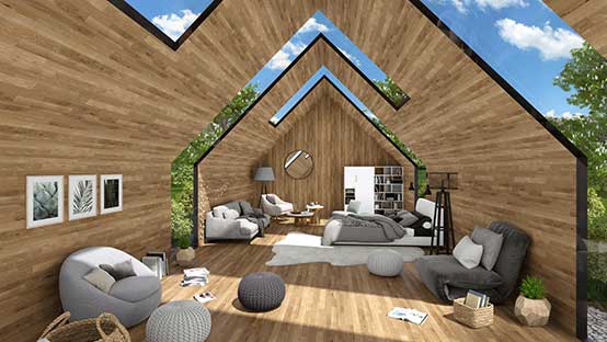loft cabin