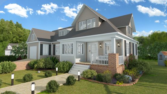 Craftsman house designed with Cedreo