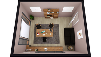 simple office design plan