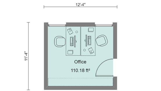 5 Great Ideas for Small Office Floor Plans