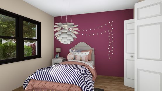 3D rendering of a kidsroom designed with Cedreo