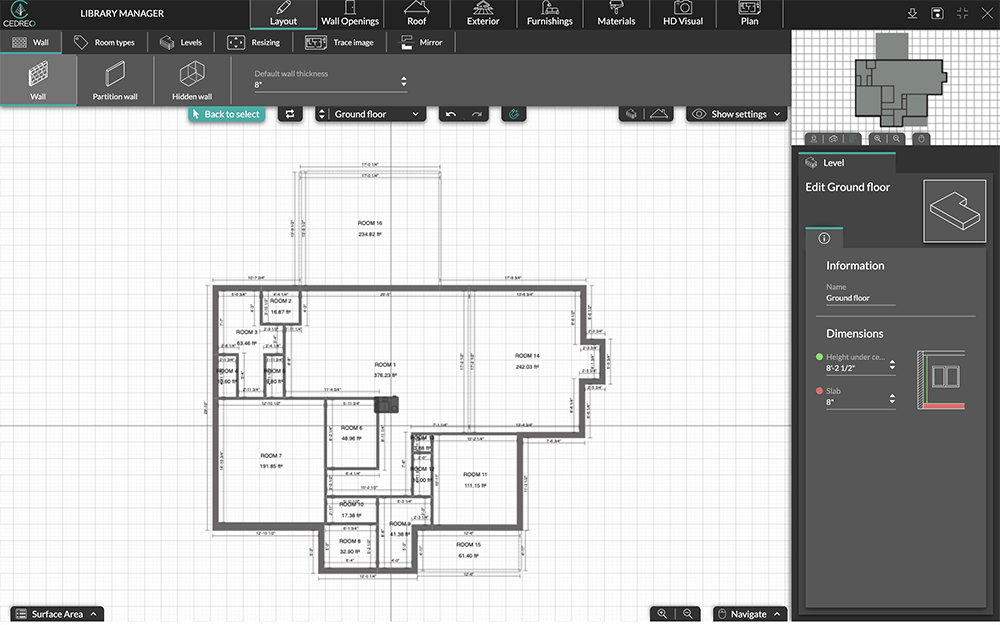 UI shot of the layout step