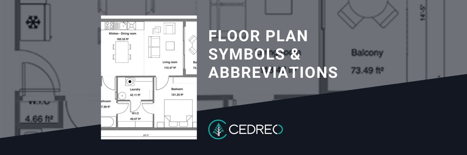 Floor Plan Symbols Abbreviations Your A Z Guide Cedreo