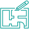 draw floor plan icon