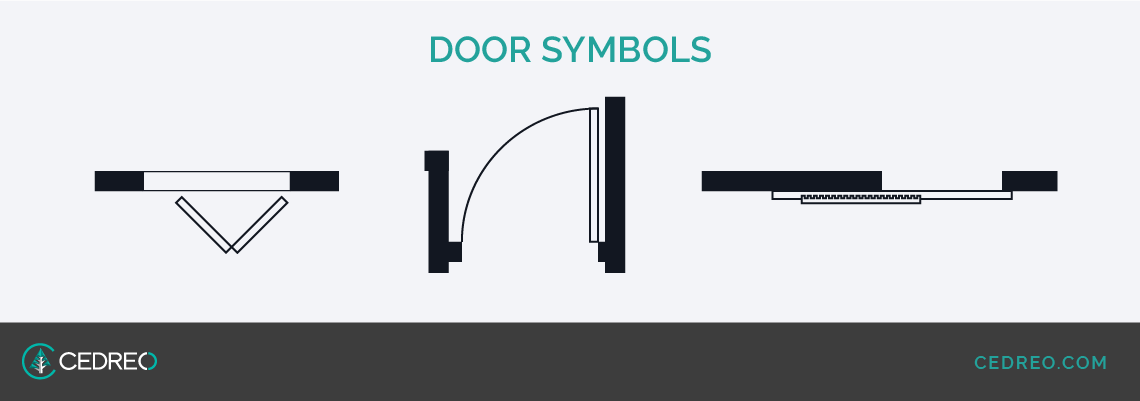 Symbol Of Sliding Door In Floor Plan - Infoupdate.org