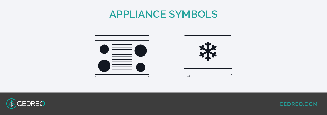 Appliance symbols