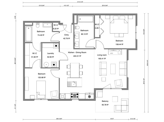 HOUSE PLANS FOR YOU: DESIGN A SIMPLE HOUSE IN A NARROW AREA