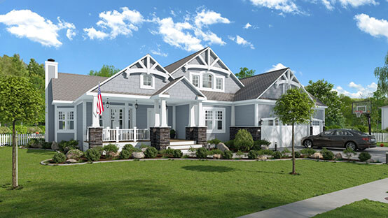 House rendering designed with Cedreo