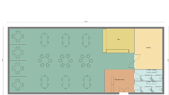 Tips Tricks To Design A Restaurant Floor Plan Cedreo