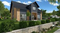 Modern house designed with Cedreo