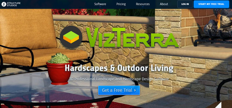 Screenshot home page VizTerra