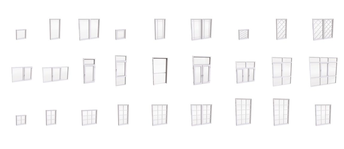 Custom wall opening in 3D floor plan software