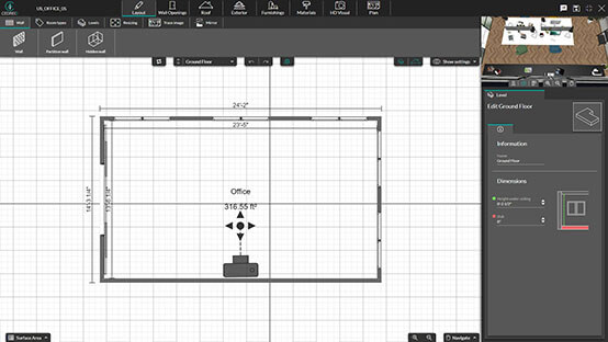 uishot layout step Cedreo