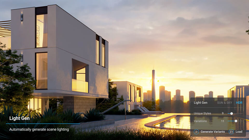 Modern House Exterior Rendering Vray For Sketchup —, 45% OFF