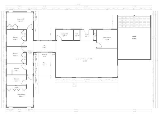 2D floor plan designed with Cedreo