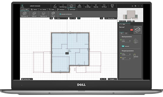 Cedreo Benutzeroberfläche Screenshot